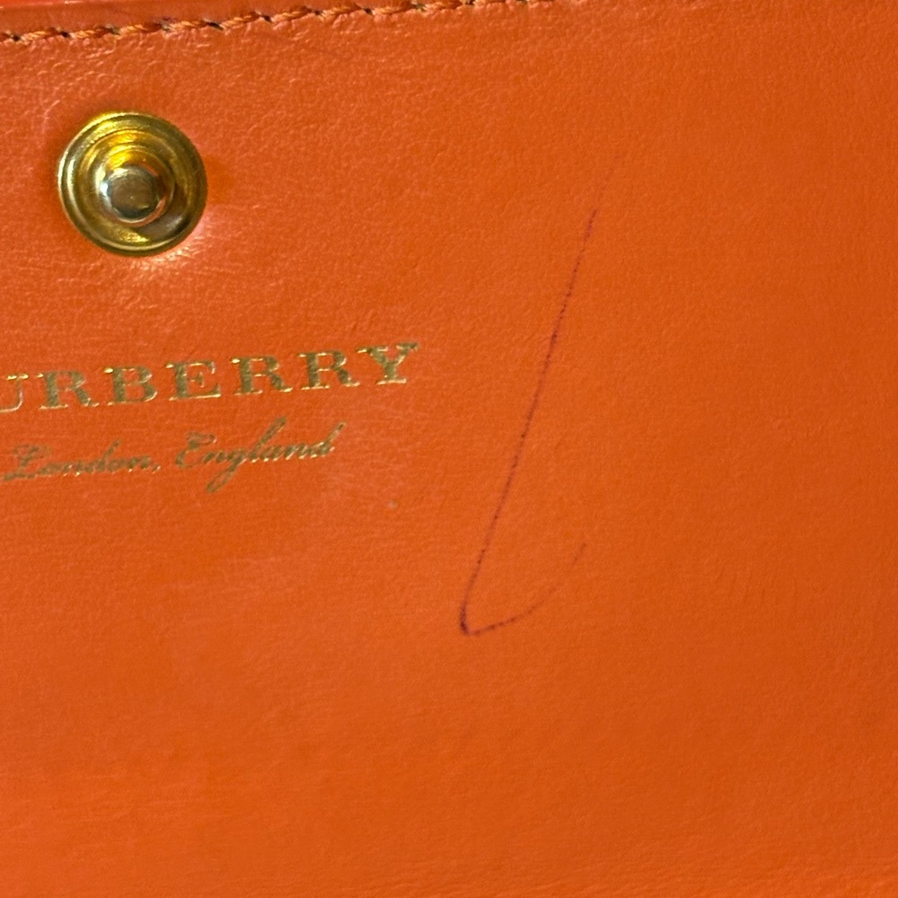 Burberry Tan Plaid Wallet - Picture 4 of 14